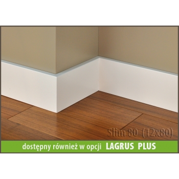 Listwa przypodłogowa MDF Slim 80 - 12x80x2440 mm - Lagrus