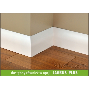 Listwa przypodłogowa MDF Soft 80 - 16x80x2440 mm - Lagrus